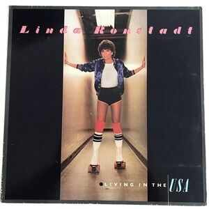 Linda Ronstadt‎ Living in the USA Vinyl LP 12" Black 1978 Asylum 70s Rock Pop LP